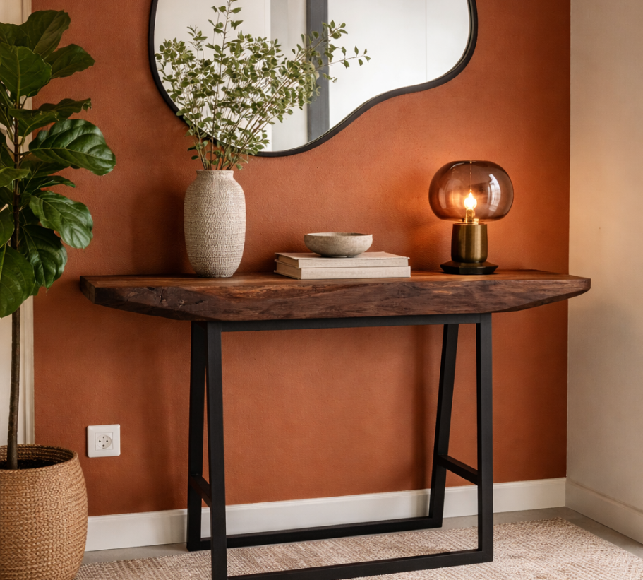 Console décorative en chêne massif ancien | Vetus – Cay Design Console décorative en chêne massif ancien | Vetus – Cay Design